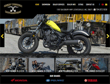 Tablet Screenshot of greatwesternmotorcycles.com